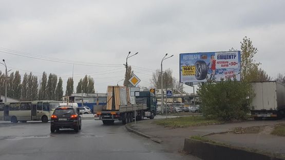 Схема рекламной плоскости по адресу Красногвардейская