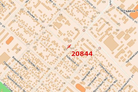 Схема рекламной плоскости по адресу Надпільна вул. (Ільїна вул.) - Добровольського вул.