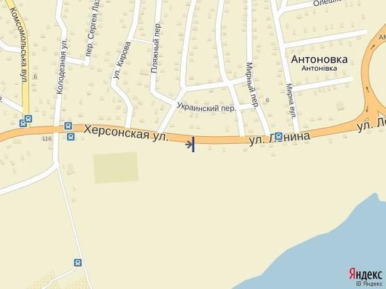 Схема рекламной плоскости по адресу Киндийское (р-н молодежного пляжа)