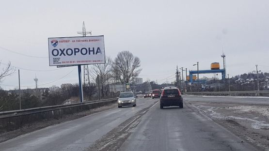 Схема рекламної площини за адресою (ГЭС)Киев-Вышгород-Хотяновка