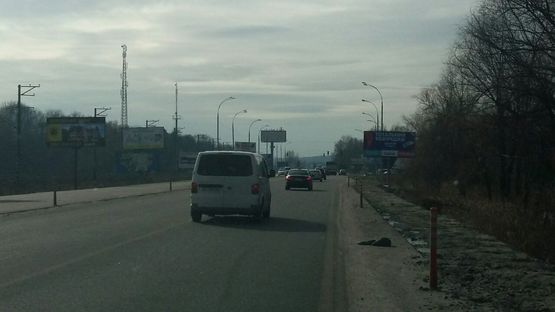 Схема рекламной плоскости по адресу Н -01 Новообуховская трасса 20 км.500 м