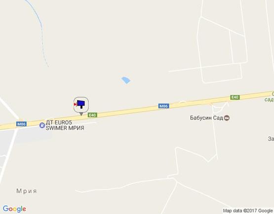 Схема рекламної площини за адресою с. Мрія, траса М-06 Київ-Чоп (Житомир), км 28+280 право