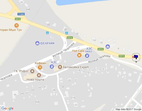 Схема рекламной плоскости по адресу м. Ірпінь, траса М-07, км 23+400 ліво, вул. Свято-Покровська, 2а