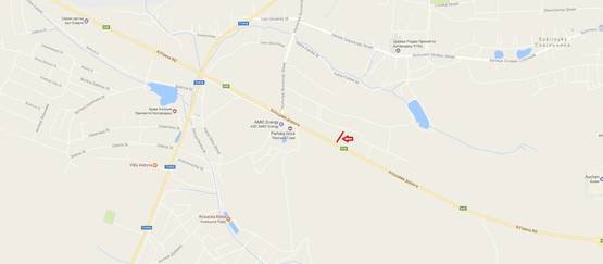 Схема рекламной плоскости по адресу Об'їзна М-10, З.О. м. Львова, Панська Гора в сторону Сокільник (нижній)2