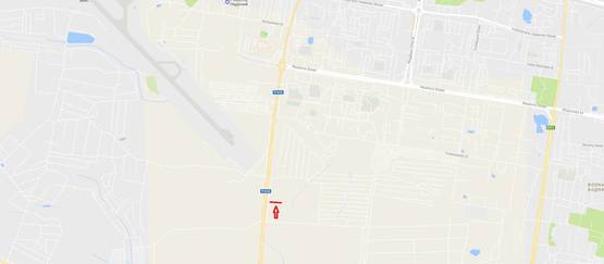 Схема рекламной плоскости по адресу Т-14-16 Львів-Пустомити-Мединичі, вул.Кульпарківська, біля заправки SOCAR в сторону ТРЦ Victoria Gardens