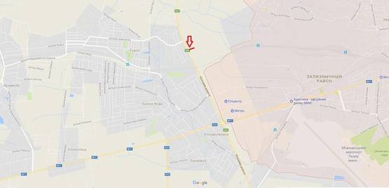 Схема рекламной плоскости по адресу Об'їзна М-10, З.О. м. Львова, Рудно в сторону Епіцентра