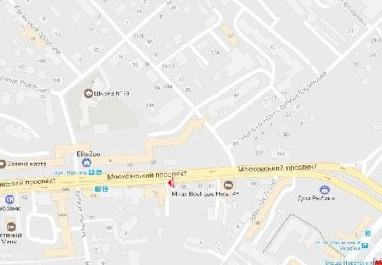 Схема рекламной плоскости по адресу Московский пр., 78