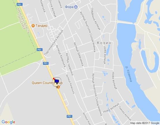 Схема рекламной плоскости по адресу Конча-Заспа, траса Р-02, км 30+450 право, навпроти  заміська резиденція  "QUEEN", клуб "SPORT LIFE"