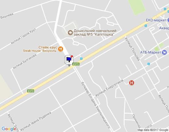 Схема рекламної площини за адресою м. Буча, траса М07, км 29+300 право, вул. Нове шосе,22, біля ресторану "Мі Амор", на світлофорі, ЖК "Гранд Бурже"