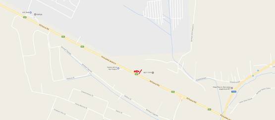 Схема рекламної площини за адресою Об'їзна М-10, З.О. м. Львова, біля Арт-Енерго в сторону ТРЦ King Cross Leopolis (верхній)