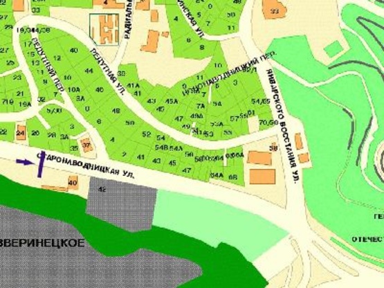 Схема рекламної площини за адресою Старонаводницкая ул., перед ограждением СТО, от ст.м.Печерская