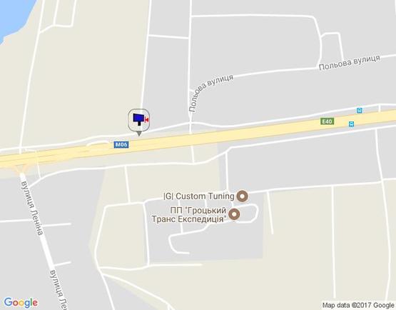 Схема рекламної площини за адресою с. Любимівка, траса М-06 Київ-Чоп (Житомир), км 34+800 право