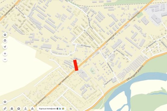 Схема рекламной плоскости по адресу Сколівська К2 ( виїзд з міста в сторону  Сколе)