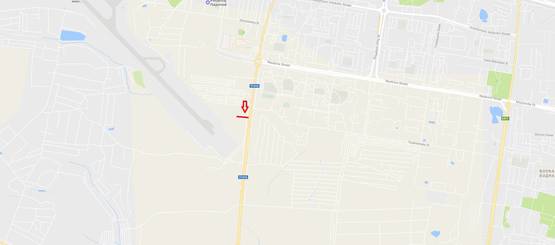 Схема рекламної площини за адресою Т-14-16 Львів-Пустомити-Мединичі, вул.Кульпарківська, біля заправки SOCAR в сторону Сокільник (верхній)