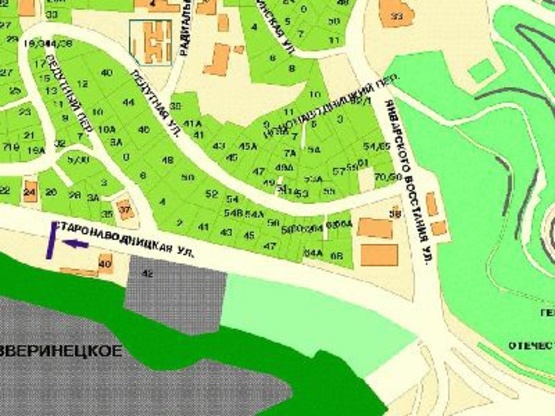 Схема рекламної площини за адресою Старонаводницкая ул., перед ограждением СТО, к ст.м.Печерская