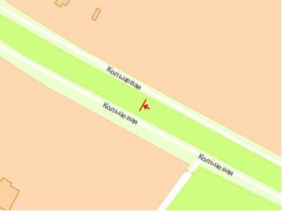 Схема рекламної площини за адресою Б. Окружная 12 (Praktiker) в сторону пр. Победы правое ухо