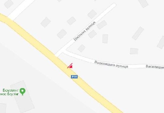 Схема рекламной плоскости по адресу Каневская ул. - Школьная ул.