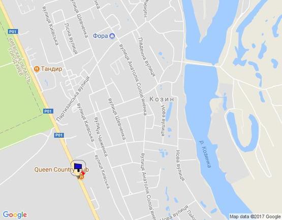 Схема рекламной плоскости по адресу Конча-Заспа, траса Р-02, км 30+450 право, навпроти  заміська резиденція  "QUEEN", клуб "SPORT LIFE"