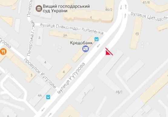 Схема рекламной плоскости по адресу Алмазова ул., 41 (бывш. Кутузова ул.)