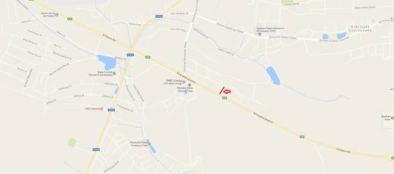 Схема рекламной плоскости по адресу Об'їзна М-10, З.О. м. Львова, Панська Гора в сторону Сокільник (верхній)2