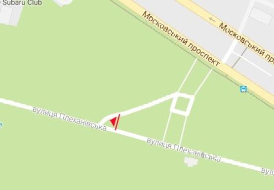 Схема рекламної площини за адресою Плехановская ул. - парк Машиностроителей