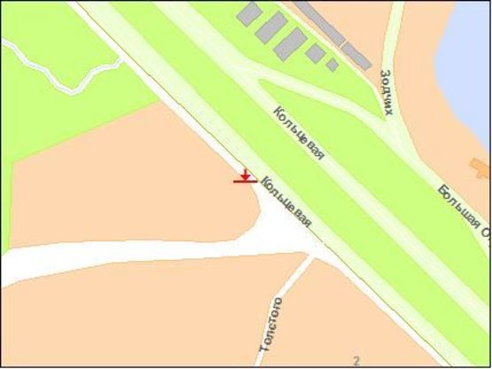 Схема рекламной плоскости по адресу Бoгатырская ул. - семьи Шовкоплясов в центр