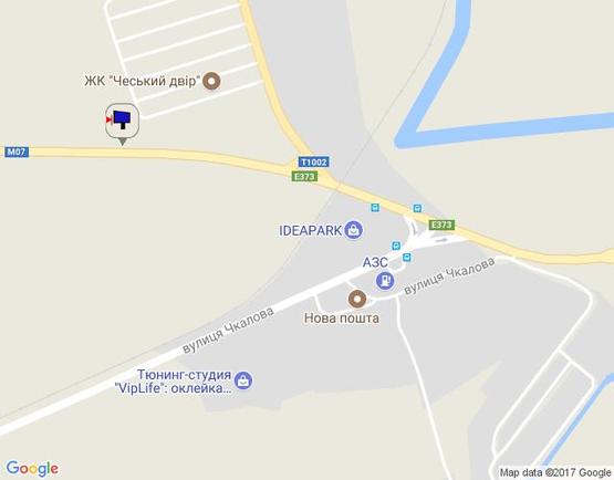 Схема рекламної площини за адресою м. Буча, траса М07, км 24+600 право, вул. Шевченка, заїзд до ЖК "Авіатор", виїзд з Бучі в Ірпінь, Гостомель,  перед разв'язкою Ірпінь - Гостомель- Київ