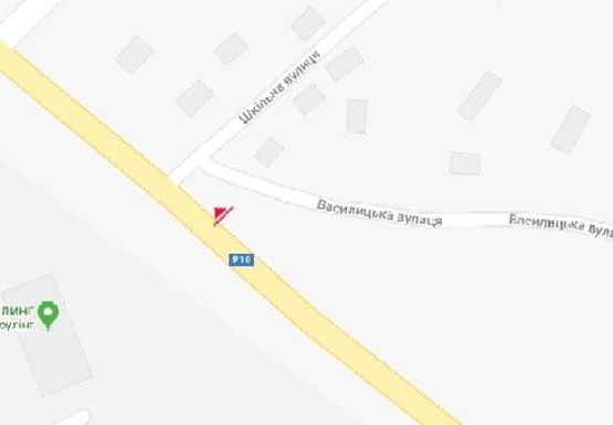 Схема рекламной плоскости по адресу Каневская ул. - Школьная ул.