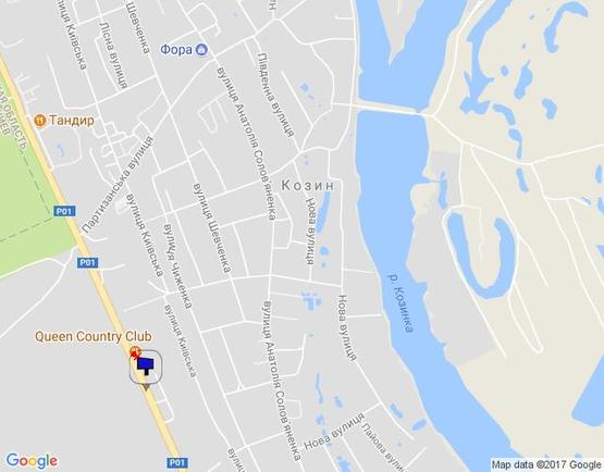 Схема рекламной плоскости по адресу Конча-Заспа, траса Р-02, км 30+570 право, навпроти  заміська резиденція  "QUEEN", клуб "SPORT LIFE"