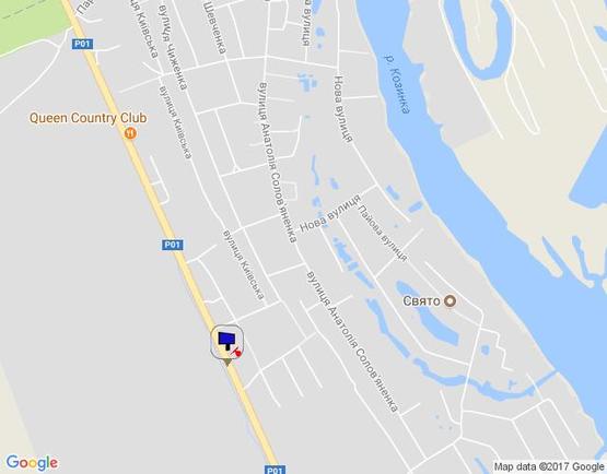 Схема рекламной плоскости по адресу Конча-Заспа, траса Р-02, км 31+250 право, навпроти автобусної зупинки