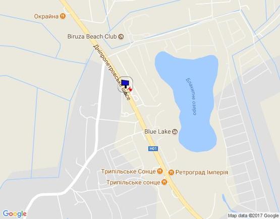 Схема рекламної площини за адресою Новообухівська траса, возле садового центру Ева, км 26+450 право