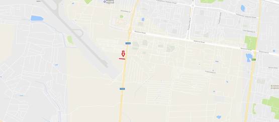 Схема рекламної площини за адресою Т-14-16 Львів-Пустомити-Мединичі, вул. Кульпарківська, біля заправки SOCAR в сторону Сокільник (нижній)