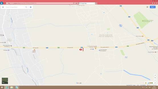 Схема рекламної площини за адресою Обїздна М-06, Київ-Чоп, біля Лео Кераміка в сторону Пасіки-Зубрицькі (правий)