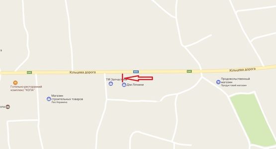 Схема рекламної площини за адресою М-06, Пасіки-Зубрецькі, Дім ліпнини, Леокераміка