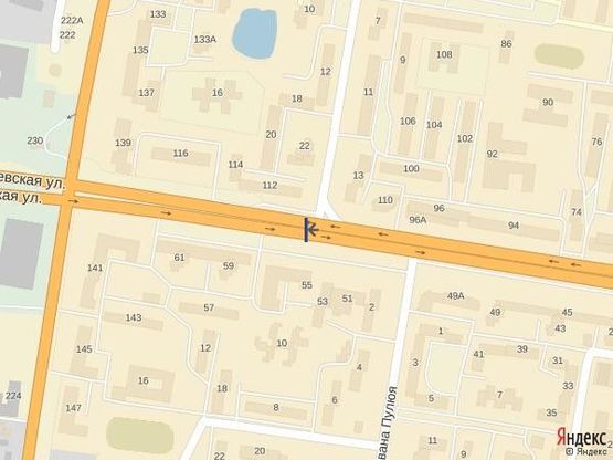 Схема рекламной плоскости по адресу вул.Наукова 112, до вул.Кульпарківської