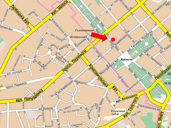 Схема рекламной плоскости по адресу проспект Мира, 29, маг ДМ (сторона Б)