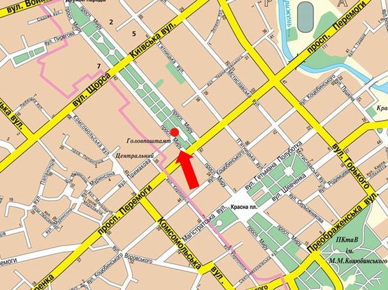 Схема рекламной плоскости по адресу проспект Мира, 38, маг Евротоп (сторона Б)