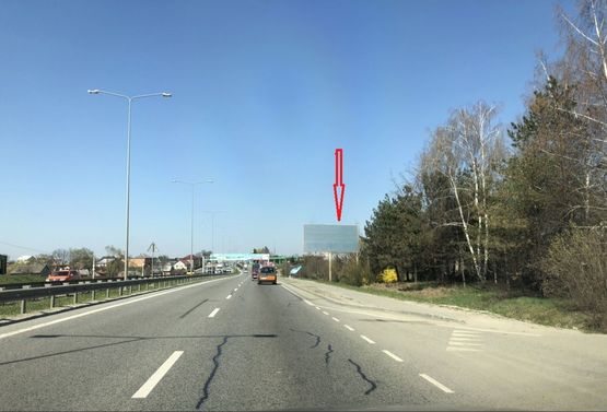 Схема рекламной плоскости по адресу В'зд в м Львів, с Солонка