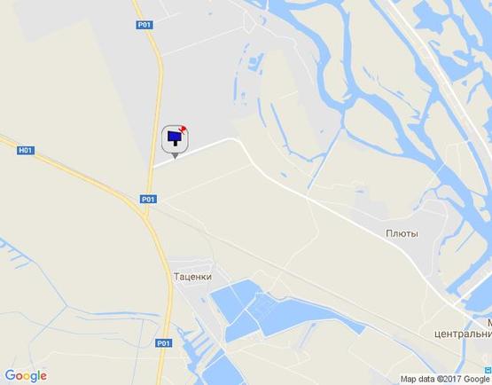 Схема рекламної площини за адресою Початок автодороги, яка з'єднює Стару Обухівську трасу із м.Українка , 0+350 км., праворуч