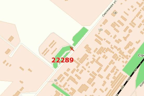 Схема рекламной плоскости по адресу Смілянська вул., (Автовокзал)