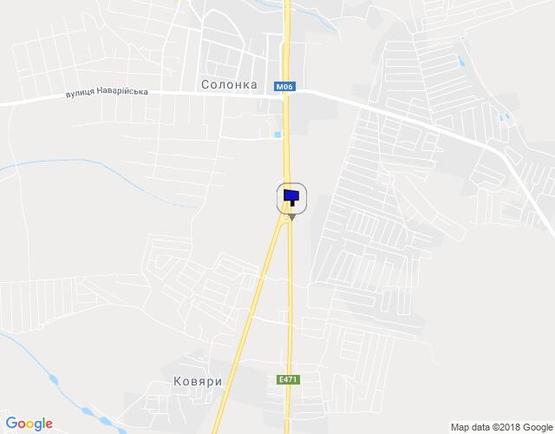 Схема рекламной плоскости по адресу Об'їздна дорога(Lv085)