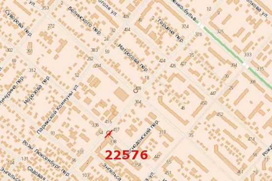 Схема рекламной плоскости по адресу Надпільна вул. (Ільїна вул.) - Енгельса вул. (В’ячеслава Чорновола вул.)