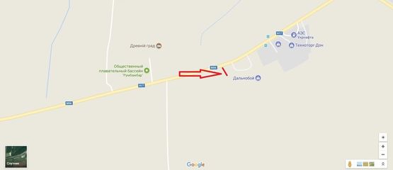 Схема рекламної площини за адресою Підїзд до м Львів, км 0+900, ліворуч (с Гамаліївка, ГК Древній Град, РК Румбамбар)