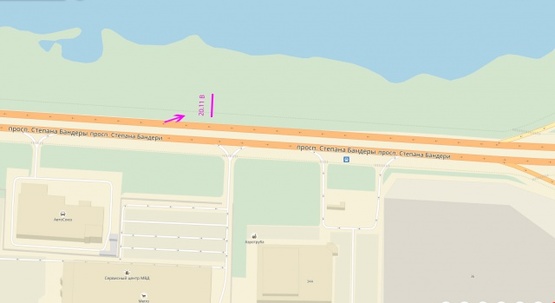 Схема рекламной плоскости по адресу Московский проспект, крупная транспортная развязка, направление м. Петровка (Метро Кеш энд Керри, ТРЦ "Блокбастер")