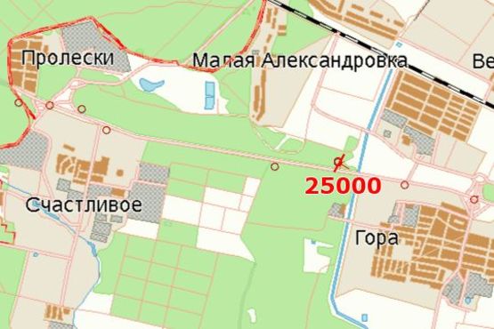 Схема рекламної площини за адресою Київ - Бориспіль, 17км+160м до Києва  (№4 зліва) (в напр. Києва)
