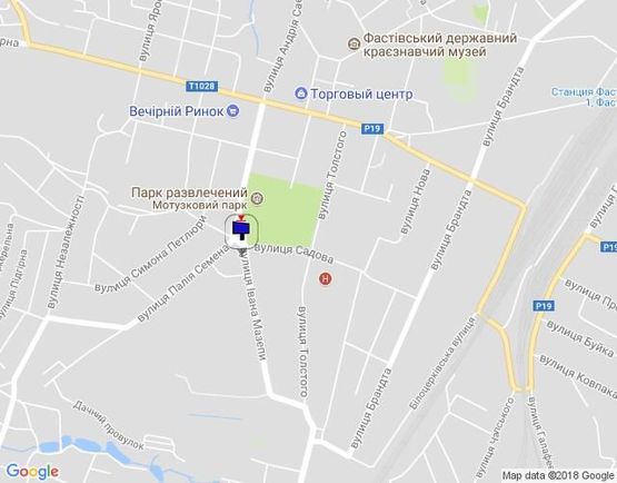 Схема рекламной плоскости по адресу ул. Интернациональная, напротив ресторана "Старая Прага" (центр)