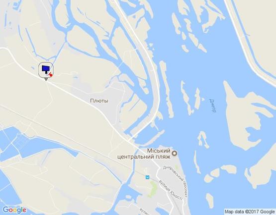 Схема рекламної площини за адресою поворот на с.Плюти,перед котеджним містечком "ПЛЮТОВО",  2+950 км. праворуч