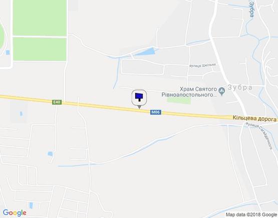 Схема рекламной плоскости по адресу Об'їздна дорога(LV101)