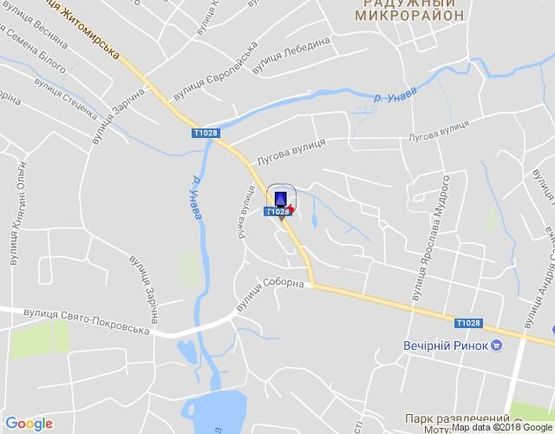 Схема рекламної площини за адресою г.Фастов, ул.Героев Танкистов, ГАИ