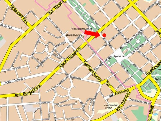 Схема рекламной плоскости по адресу проспект Мира, 31, банк Аваль (сторона Б)